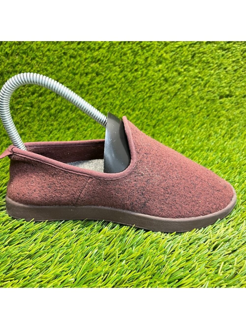 Allbirds Wool Lounger Berry Red Womens Size 5 Walking Slip On Shoes Loafers